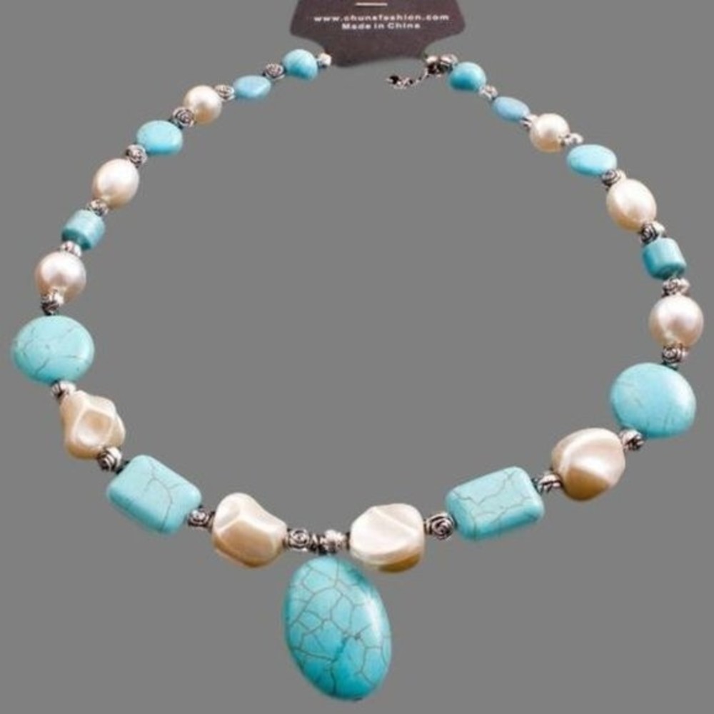 Chuns Fashion Turquoise With Synthetic Pearl Beads
